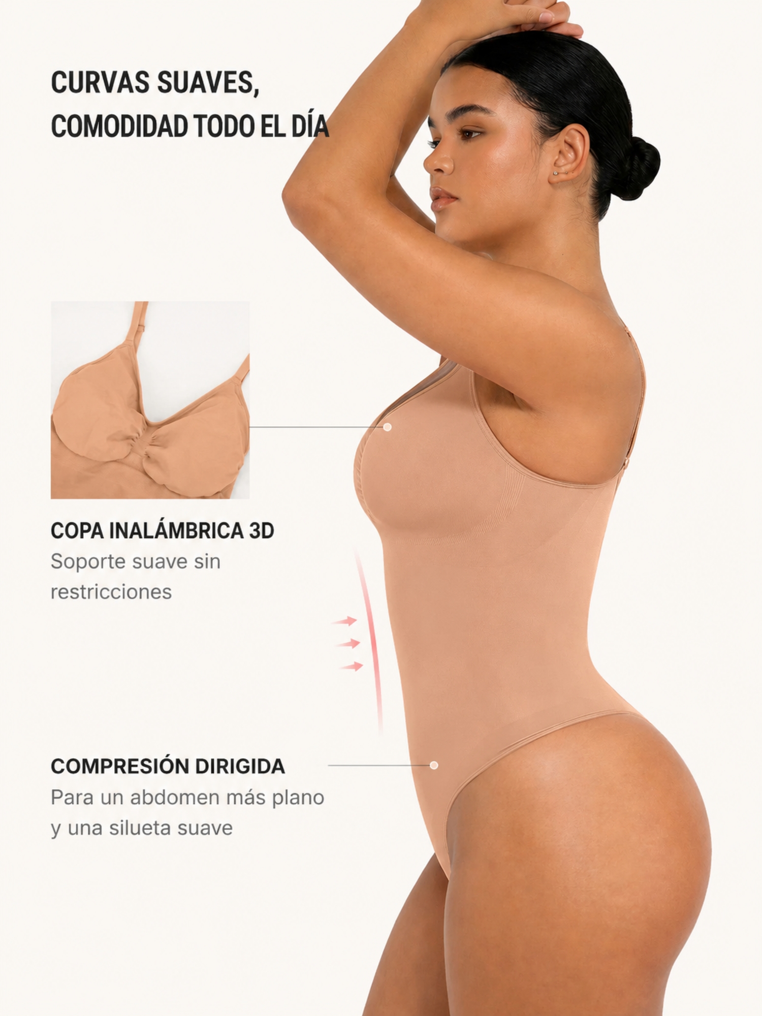 MoldeaGirl™ Sculpt V-Body Beige
